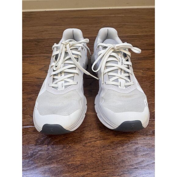 ON RUNNING ON CLOUD Cloudrunner White Frost CloudTec Cushioning, Supportive Sz 7 - Picture 3 of 9